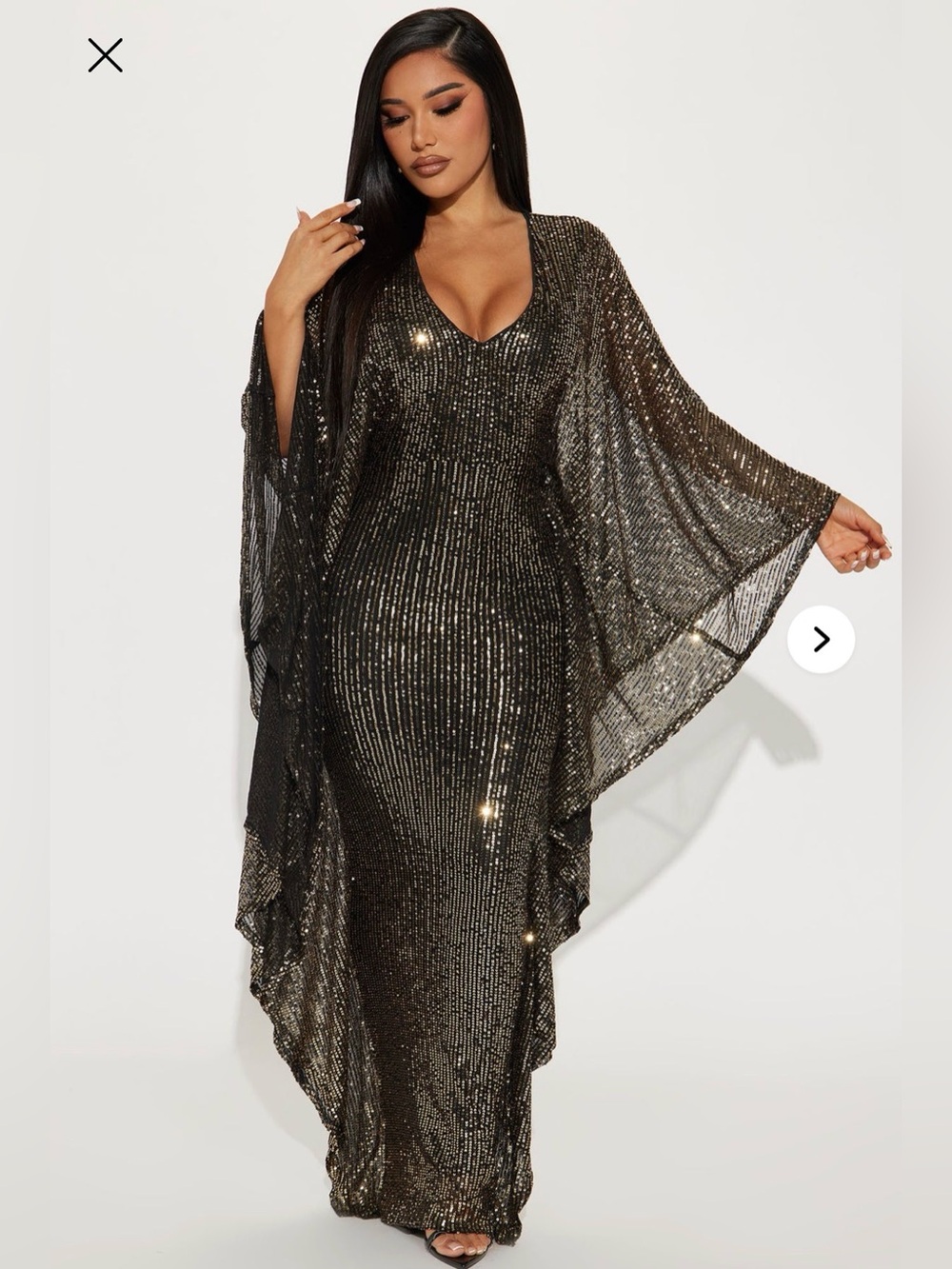 NWT: Rachel Sequin Maxi Dress